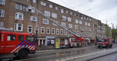 Brand bij een woning aan de Rijnstraat