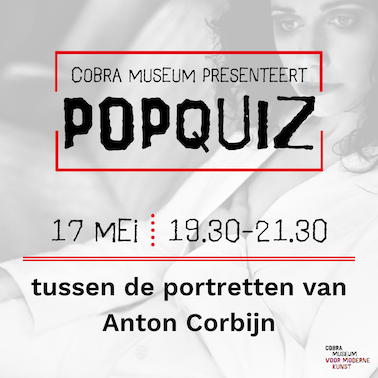 Popquiz Anton Corbijn in het Cobra Museum